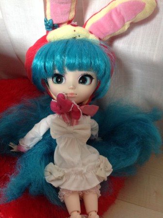 Miku:"Que c'est doux!"